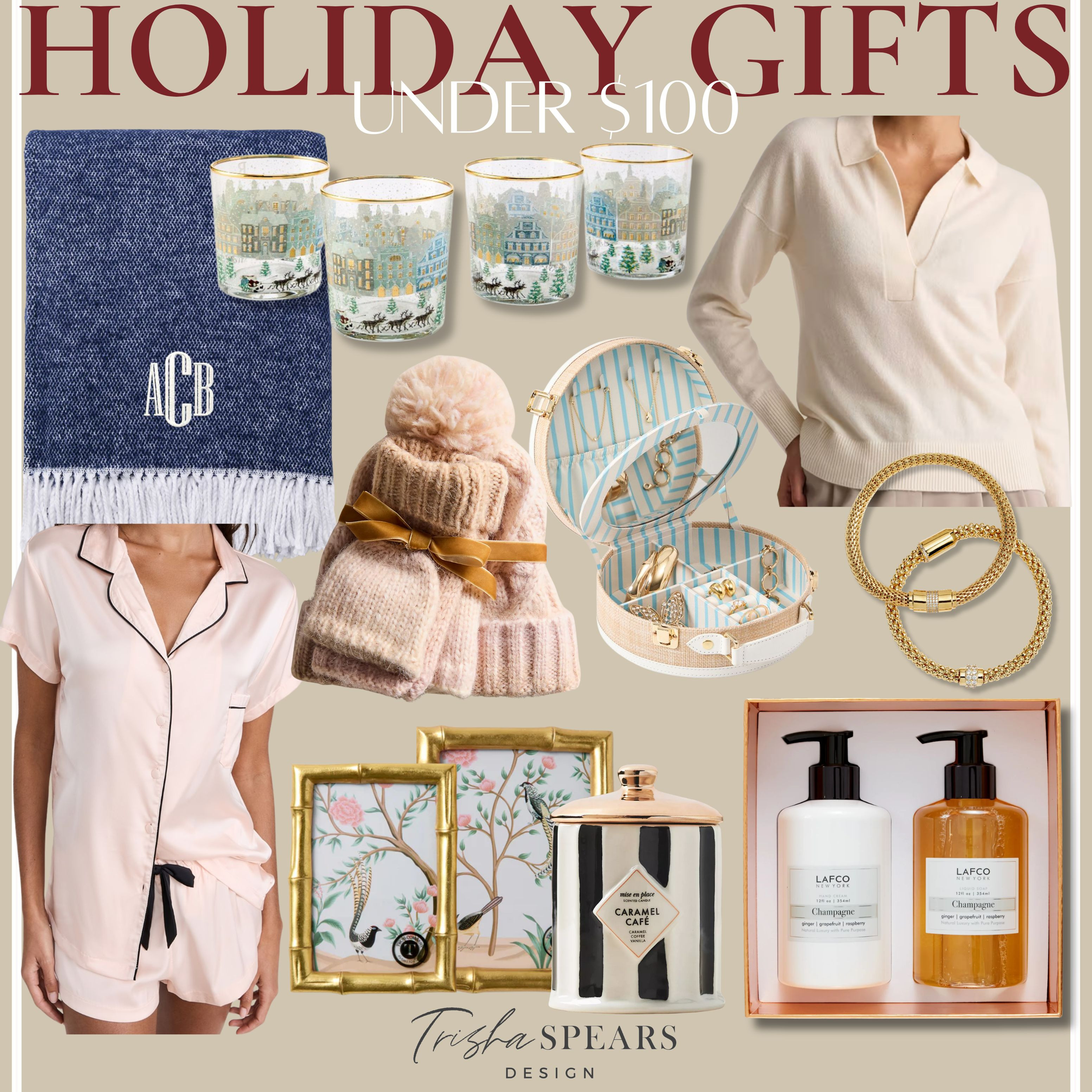 Holiday Gifts under $100!
Gifts for Her / Holiday Gifts for Her / Gifts for Mom / Self-Care Gifts / Beauty Essentials / Jewelry Gifts / Home Decor / Cozy Gifts / Perfume Sets / Spa Day at Home / Haircare Must-Haves / Skincare Favorites / Fashion Finds / Personalized Jewelry / Luxurious Handbags / Wellness Gifts / Stylish Tech / Trendy Accessories / Candle Lover’s Picks / Chic Loungewear / Coffee & Tea Sets / Fitness Essentials / Unique Finds for Her / Makeup Kits / Women’s Pj’s / Women’s Robes / Aesthetic Gifts / Coffee Table Books / Aesthetic Cookbooks /  

 

#LTKGiftGuide #LTKHoliday #LTKHome