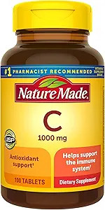 Nature Made Vitamin C 1000 mg, 100 Tablets, Helps Support the Immune System | Amazon (US)