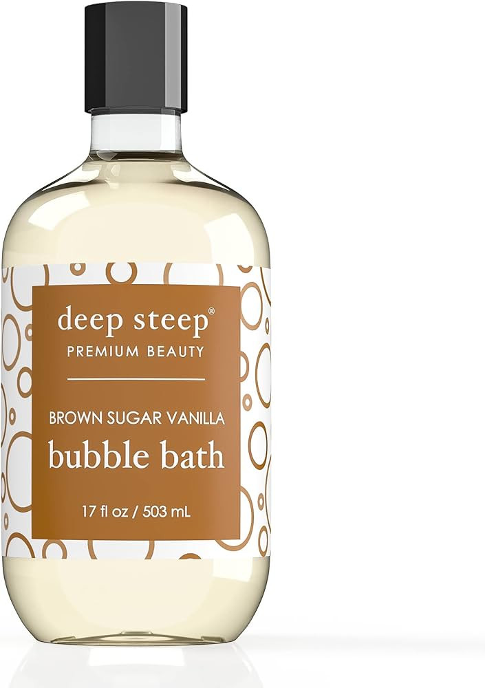 Deep Steep Bubble Bath Brown Sugar Vanilla, 17 Ounce | Amazon (US)