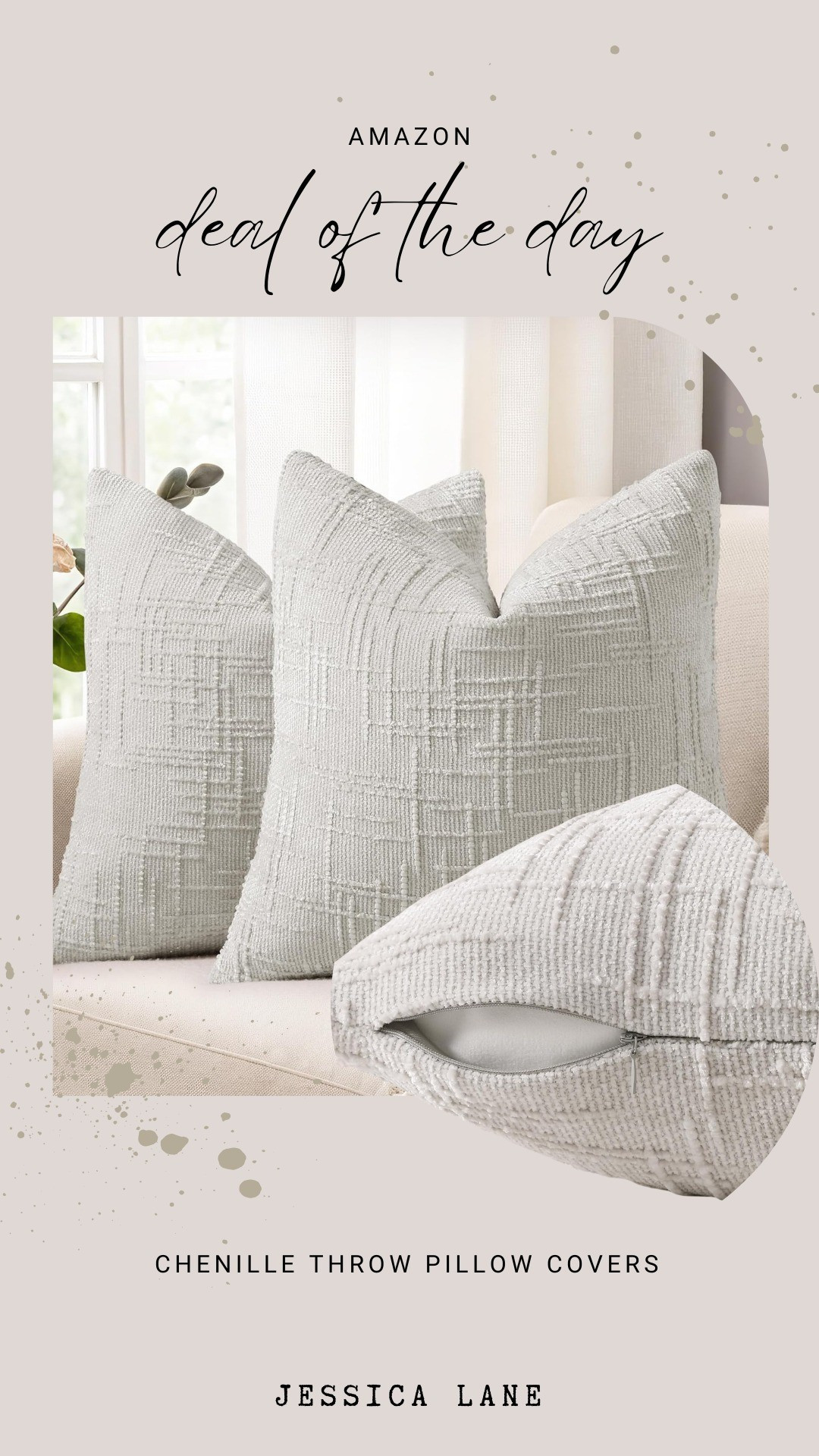 Soft texture, cozy vibes ✨ These chenille throw pillows are the easiest way to warm up a space and instantly make it feel more inviting—perfect for sofas, beds, or accent chairs.#AmazonFinds #CozyHome

#LTKSaleAlert #LTKHome #LTKSeasonal