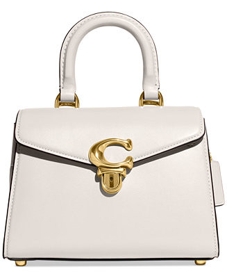 COACH Sammy 21 Luxe Refined Leather Small Satchel - Macy's | Macy's