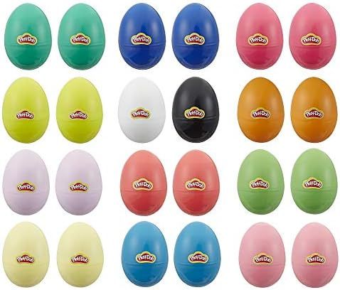 Play-Doh Eggs  24-Pack of Non-Toxic Modeling Compound for Kids 2 Years and Up for Party Favors, ... | Amazon (US)