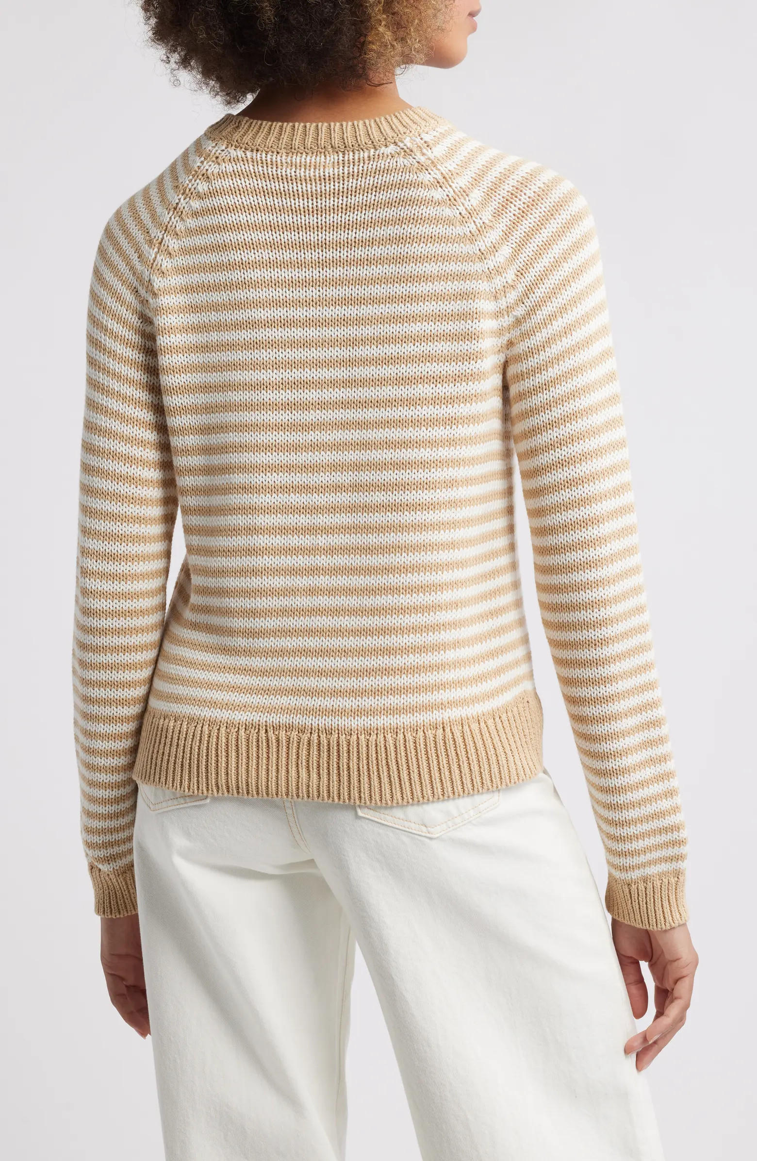 Stripe Pima Cotton Sweater | Nordstrom