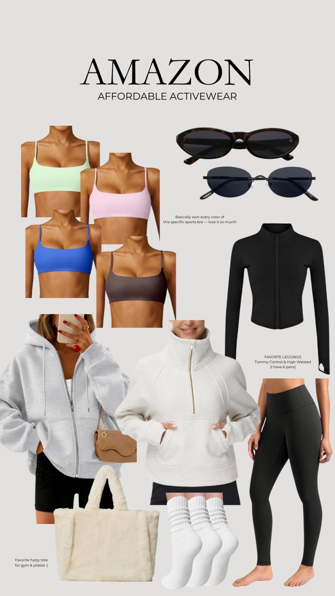 Affordable Amazon activewear that I absolutely love! ❤️ 

#activewear #amazon #affordable #leggings #sportsbra #fitness #mystyle #pilateswear #pilatesfit

#LTKfitnessgoals #LTKootd #LTKActive