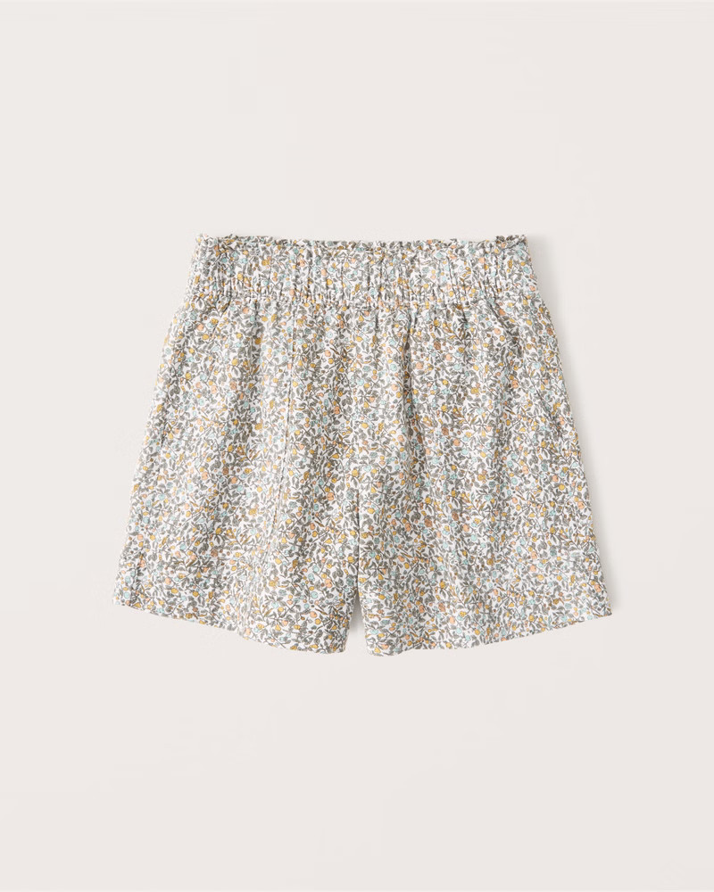 Linen-Blend Pull-On Shorts | Abercrombie & Fitch (US)
