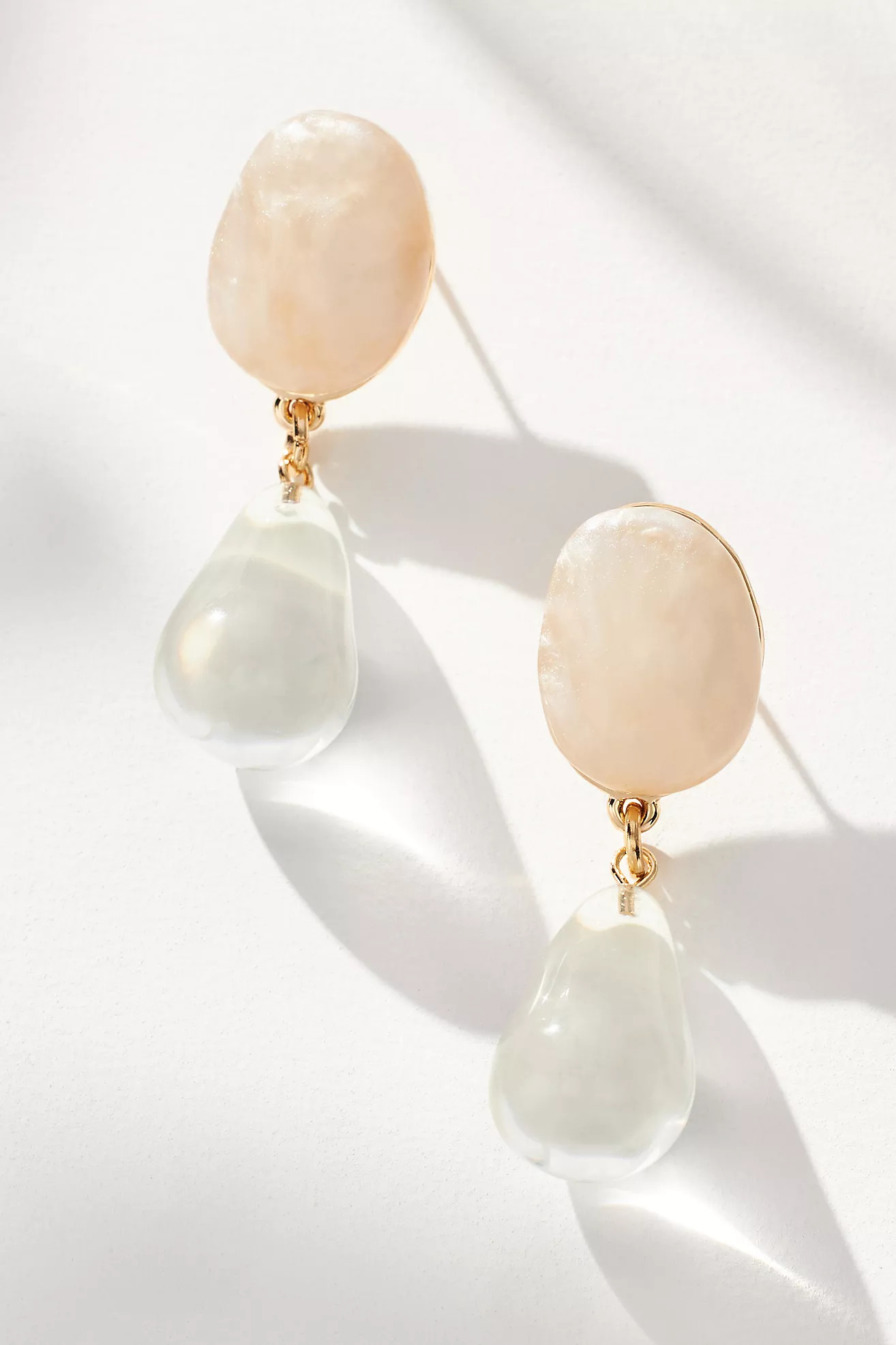 Resin Top Lucite Drop Earrings | Anthropologie (US)