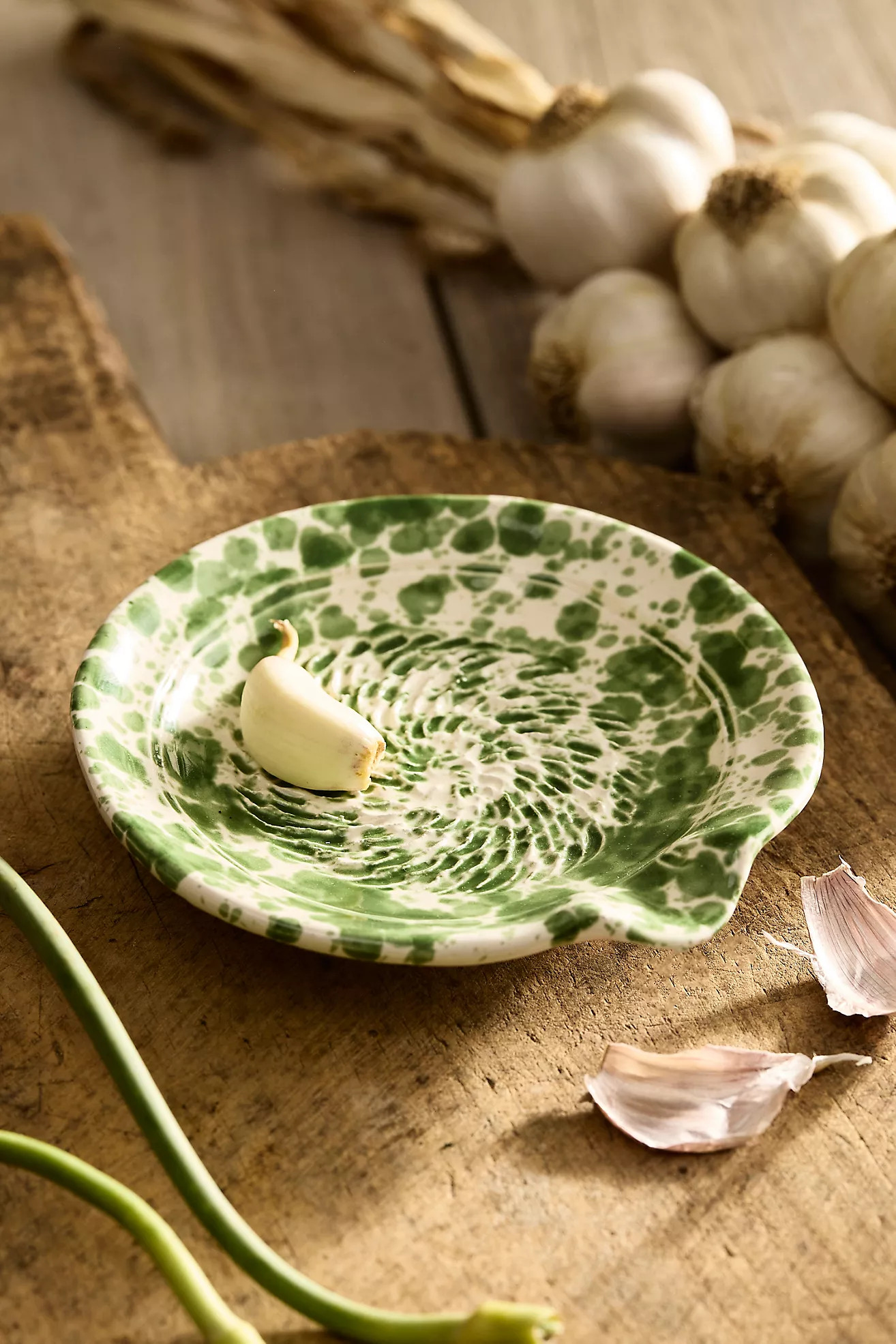 Speckled Ceramic Garlic Grater | Terrain