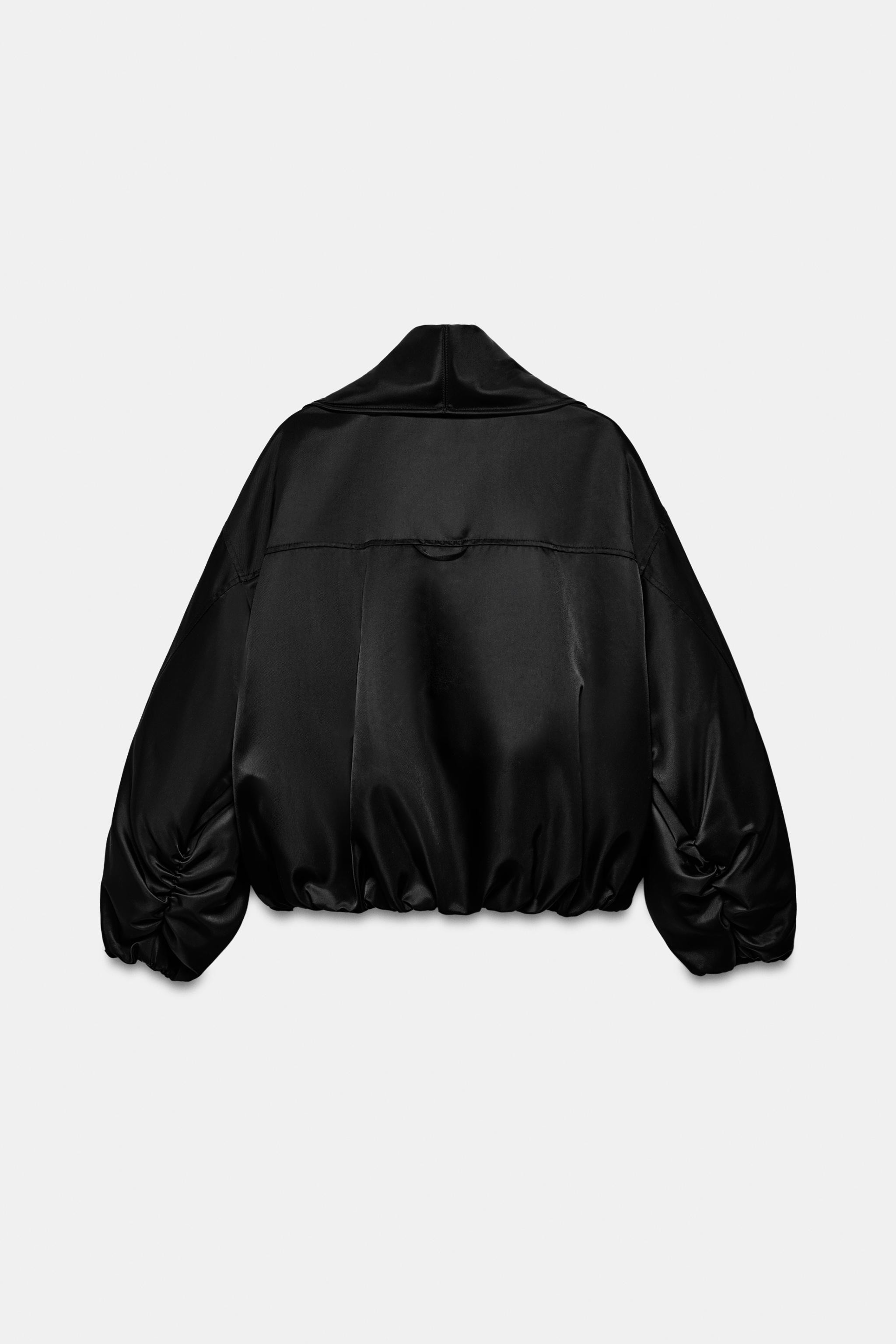 ZW COLLECTION QUILTED BOMBER JACKET | Zara AU