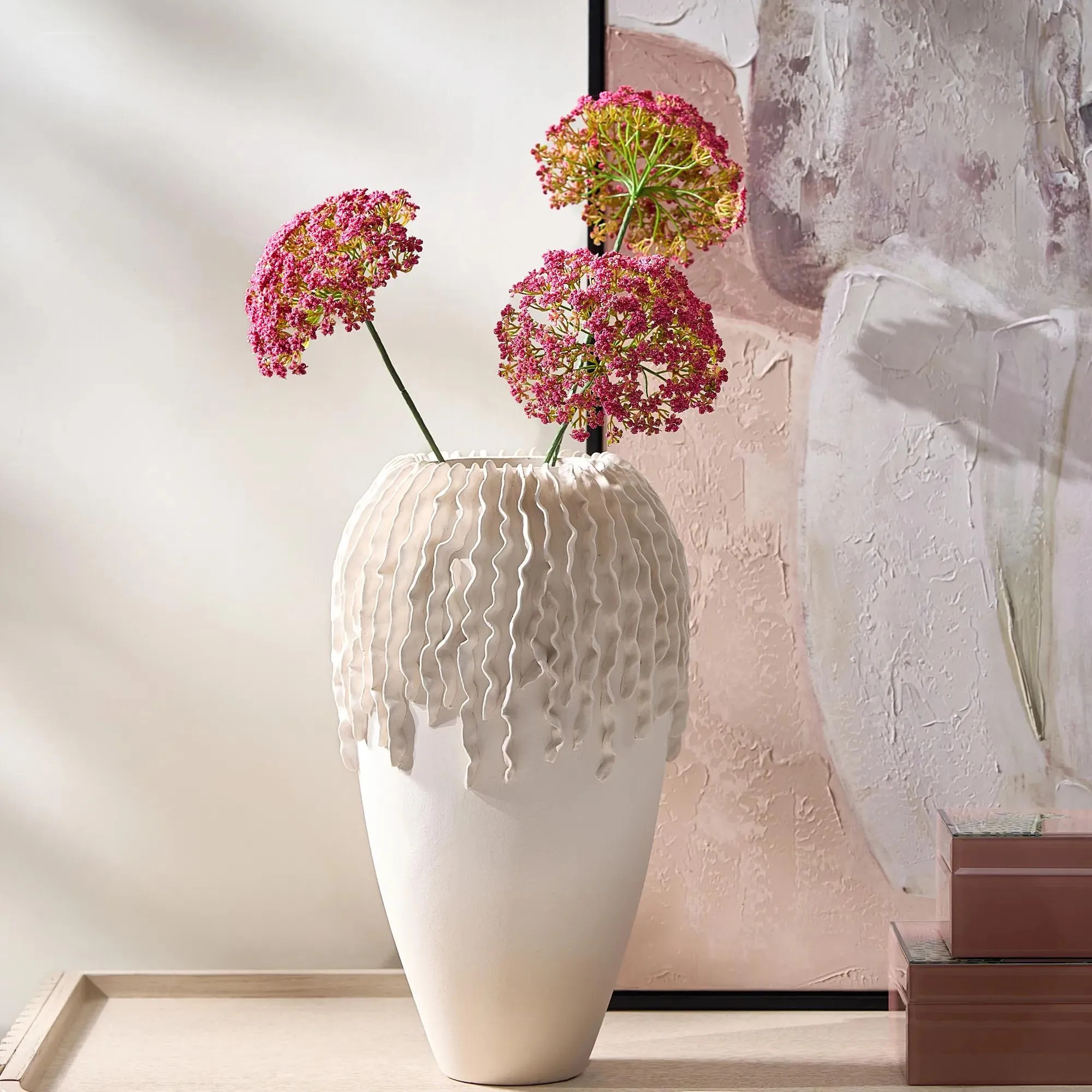 Berry Pink Heracleum 29" - Set of 3 | Z Gallerie