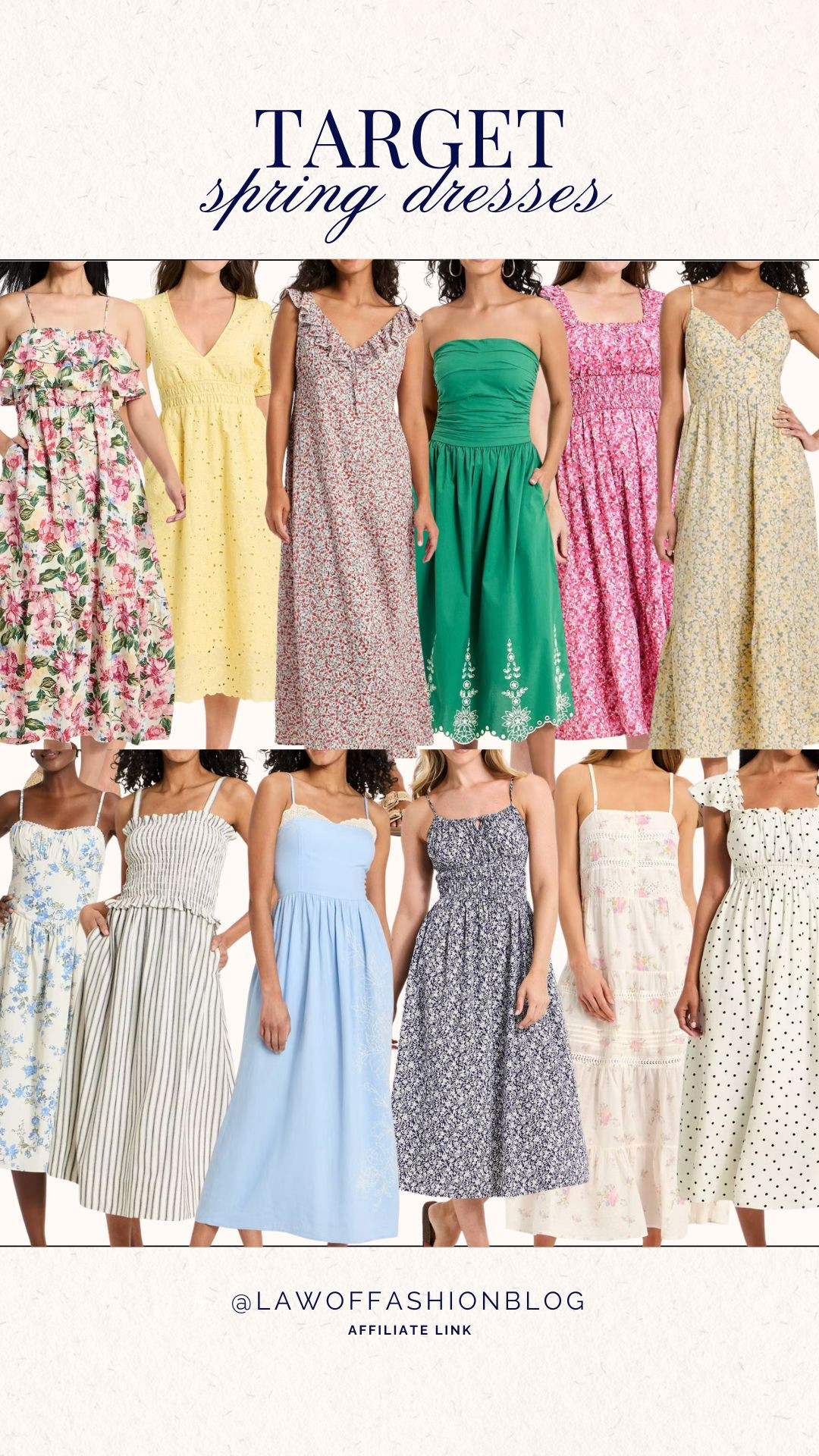 Target spring dresses currently on sale! 30% off select clothing items with Target Circle. 🌸

Affordable spring dresses, Target, Easter, spring break, vacation, bright, colorful, floral, circle sale, clothing, outfit inspo, Easter dress, resort wear, look for less finds. 
 

 #LTKootd #LTKSeasonal #LTKSaleAlert