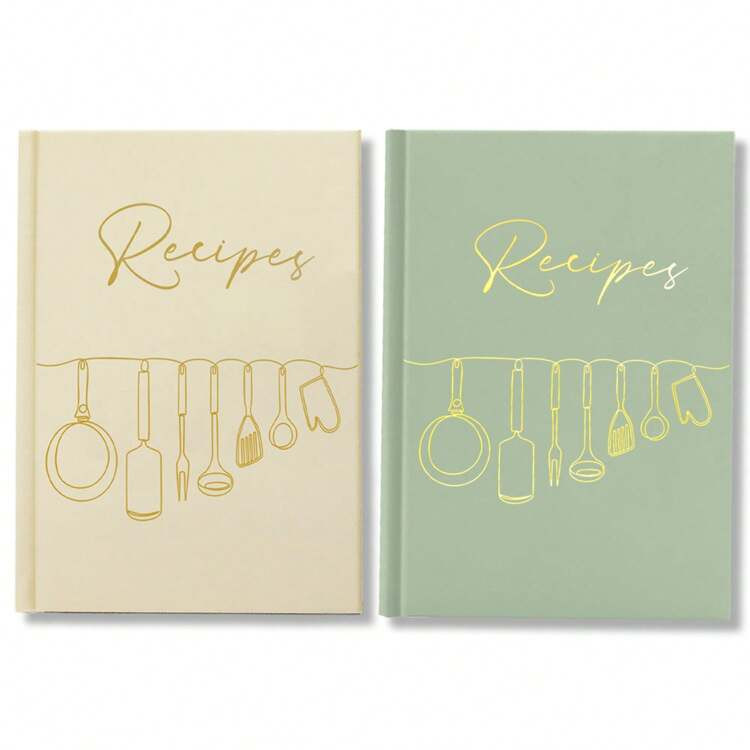 Recipe Book,Blank Recipe Journal Write Your Own Recipes, Hardcover Recipe Notebook With Fun Origi... | SHEIN