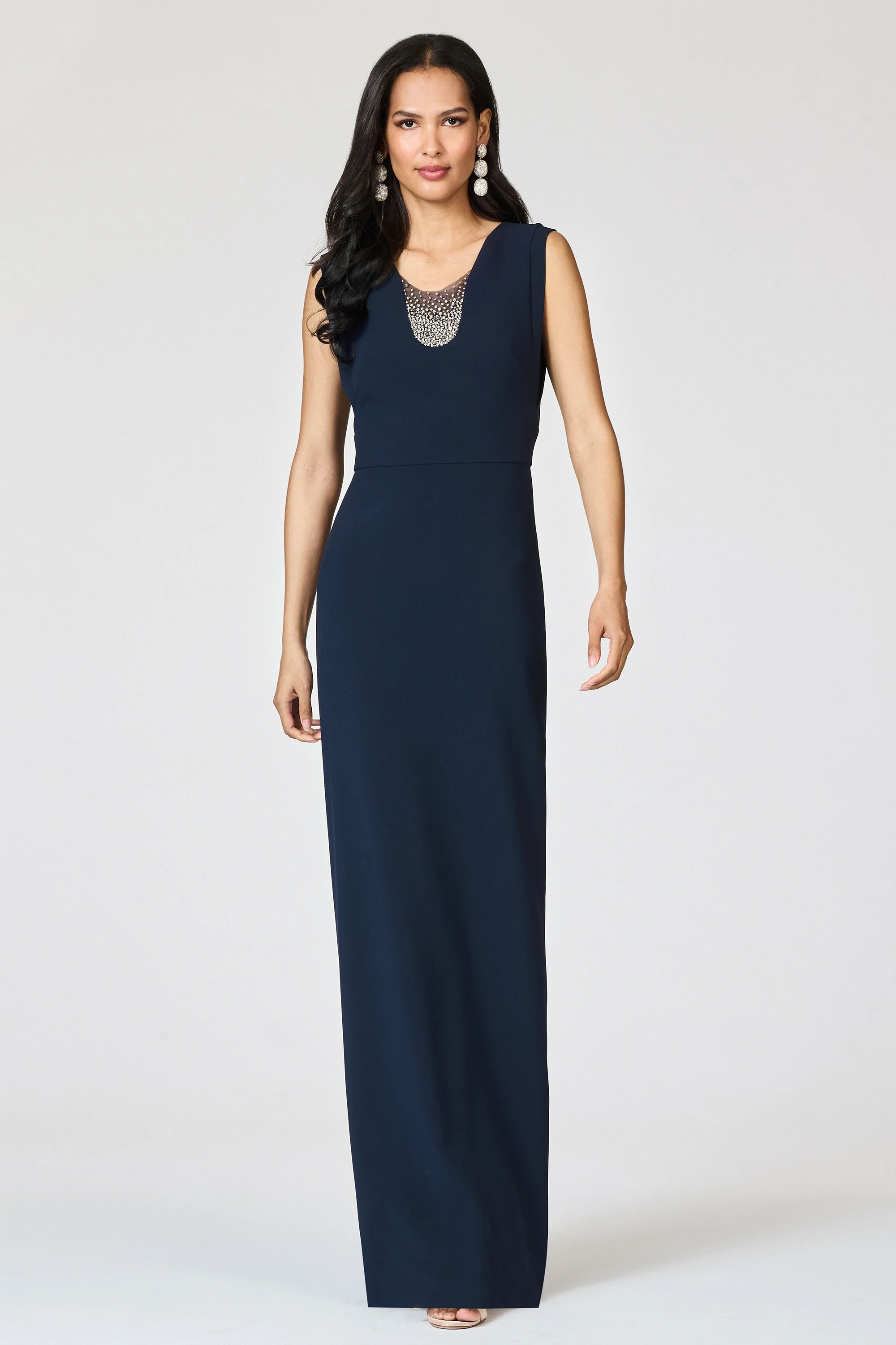 EMBELLISHED NATALIE GOWN - MIDNIGHT | Sachin and Babi