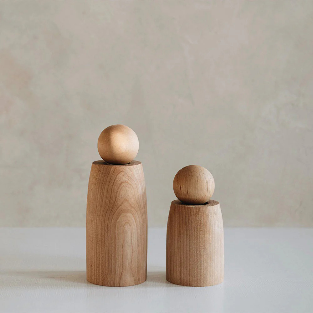 Handcrafted Maple Pepper Mill | Roan Iris