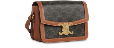 Teen Triomphe Bag in Triomphe Canvas and Calfskin - CELINE | 24S (APAC/EU)