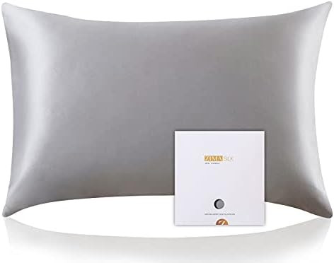 ZIMASILK 100% Mulberry Silk Pillowcase for Hair and Skin Health,Soft and Smooth,Both Sides Premiu... | Amazon (US)