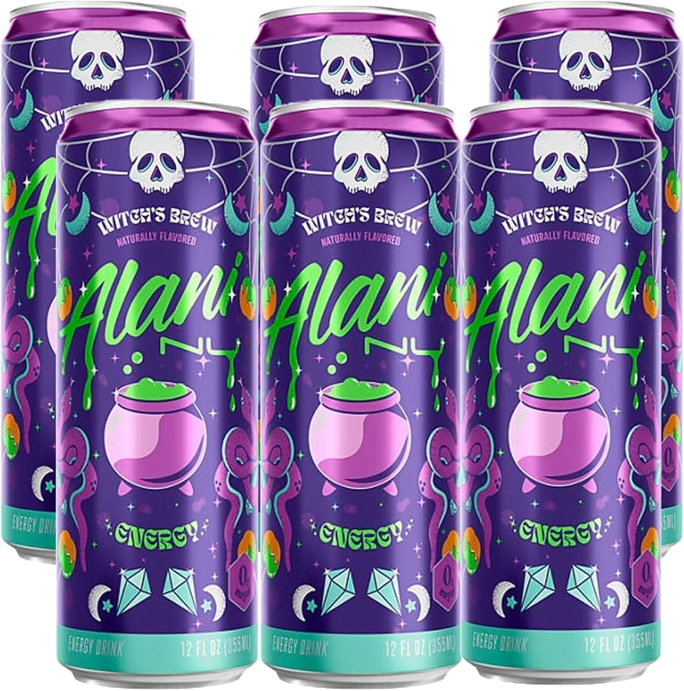 Alani Energy Drink Witch's Brew (BETRULIGHT Value Pack 12 fl. oz, 6 Pack) | Amazon (US)