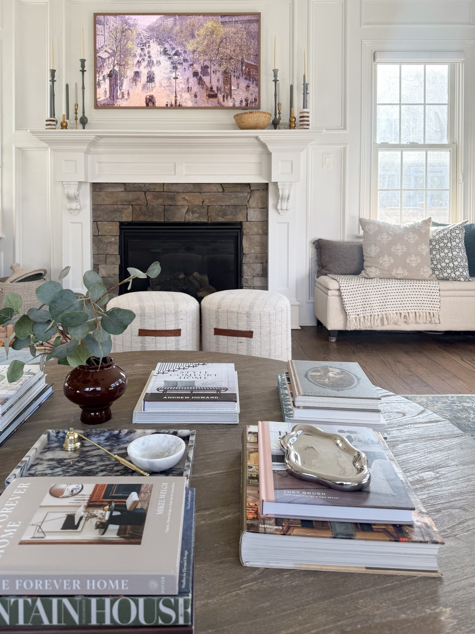 Cheers to the weekend! Linking home decor, accessories and a few new finds I’ve been loving this week. 

Living room furniture, ottomans, frame TV, spring decor, round coffee table, coffee table accessories 

#LTKdayinmylife #LTKFindsUnder100 #LTKHome