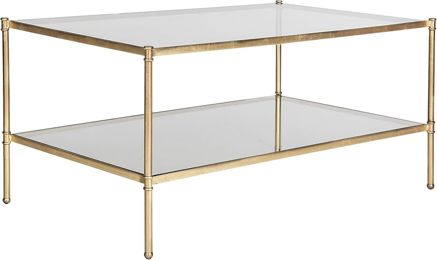 Safavieh Home Collection Aslan Gold Coffee Table | Amazon (US)