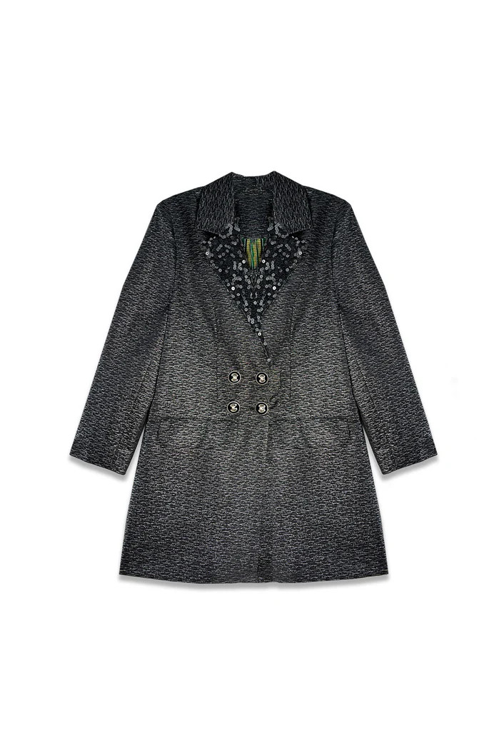 Katie Cocktail Blazer - Black Shimmer - PRE-SALE | Shop BURU