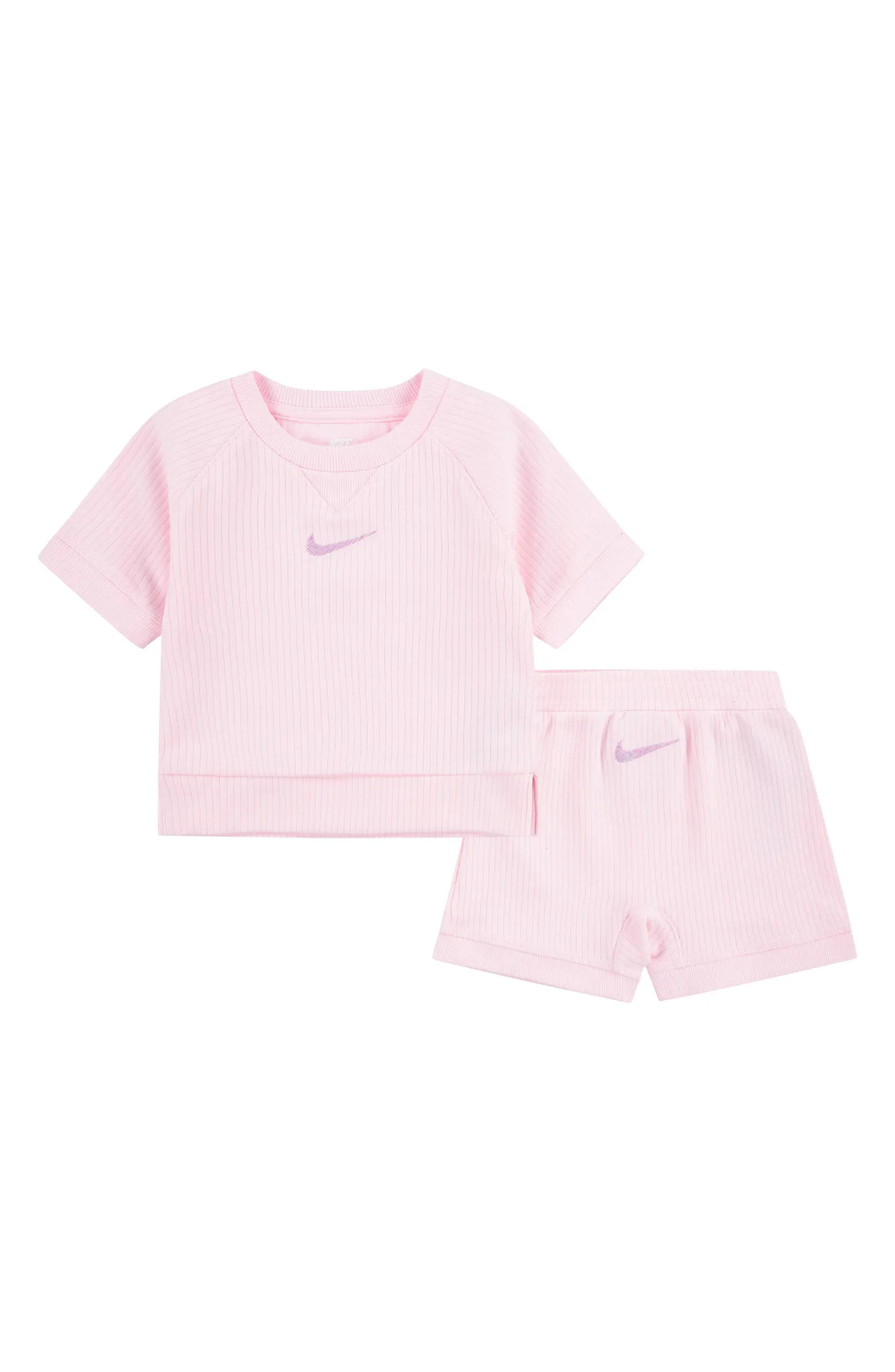 Ready Set Rib T-Shirt & Shorts Set | Nordstrom