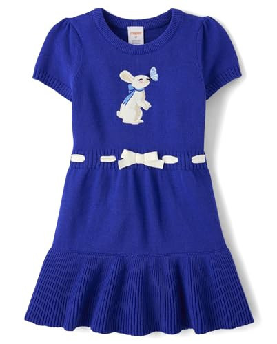 Gymboree,Girls,and Toddler Sweater Dress,Blue Belle Bunny,12 | Amazon (US)