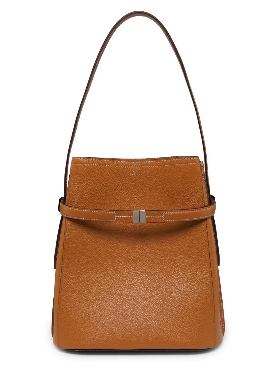 Belted Leather Bucket Bag | Saks Fifth Avenue