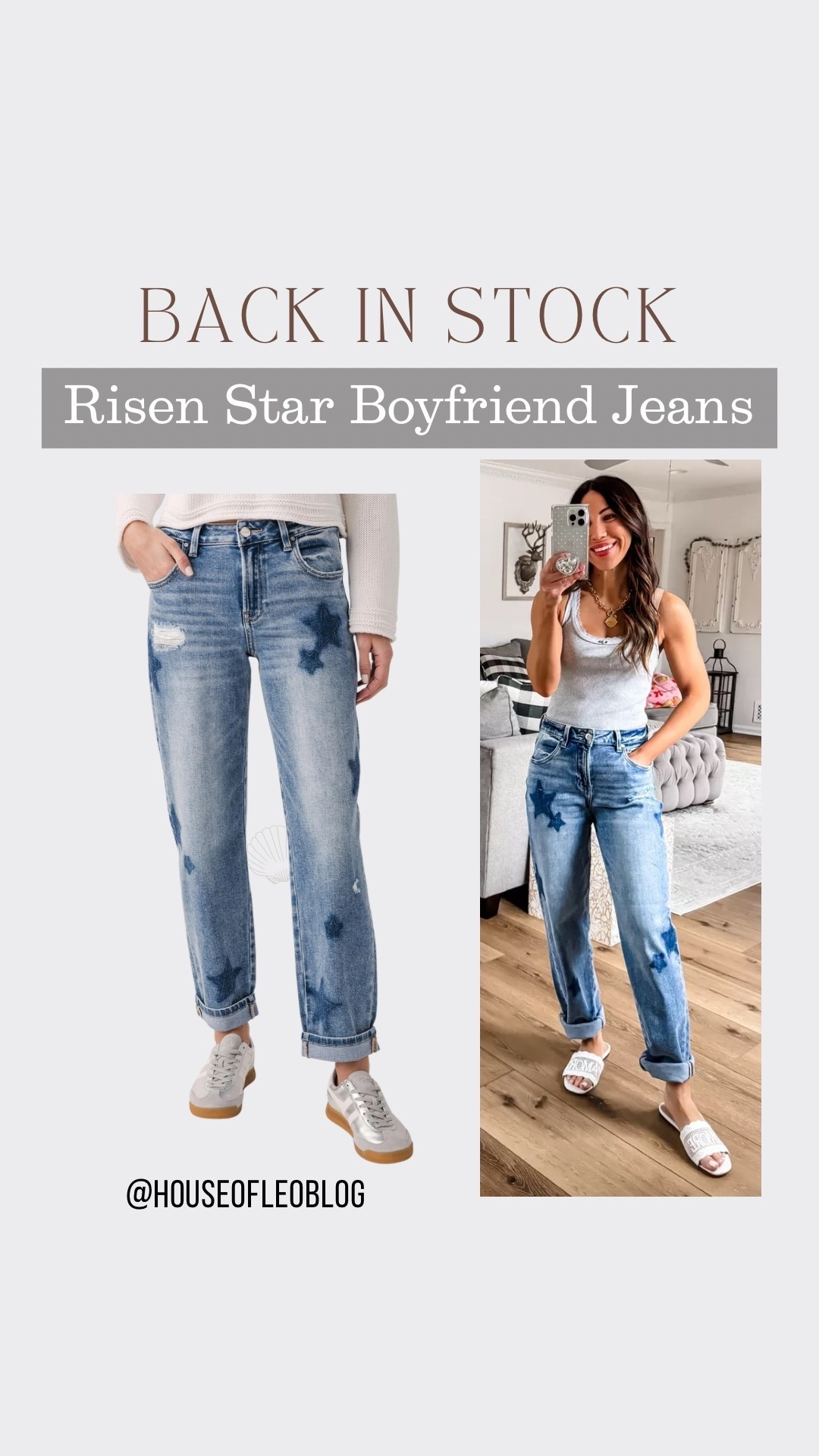 Wearing 25 boyfriend jeans. Star jeans.

#LTKOver40 #LTKPetite