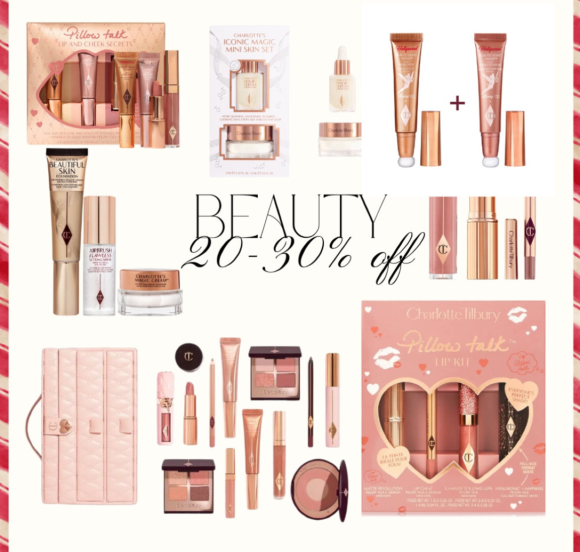 Charlotte tillburry currently has 20 % off site wide and 30 % off when spending more than £175 🔥

I bought their setting spray last week and it’s SO good! Also their gift sets are on sale so perfect for a christmas present 🥰

Cyberweek, makeup, beauty, charlotte tilburry 

#LTKSaleAlert #LTKCyberWeek #LTKStyleTip