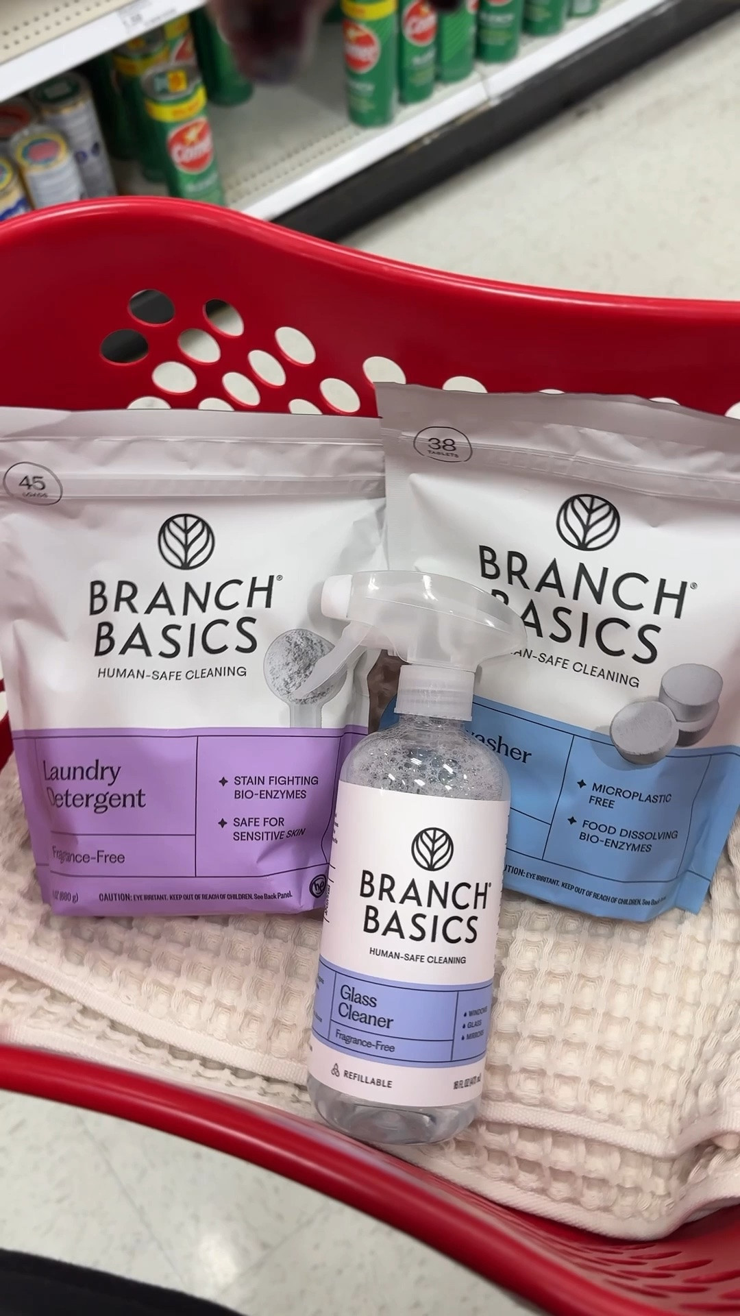 #ad Branch Basics does it again🎯 They just launched NEW dishwasher tablets, laundry detergent & glass cleaner all available at Target nationwide!

@Target @branchbasics