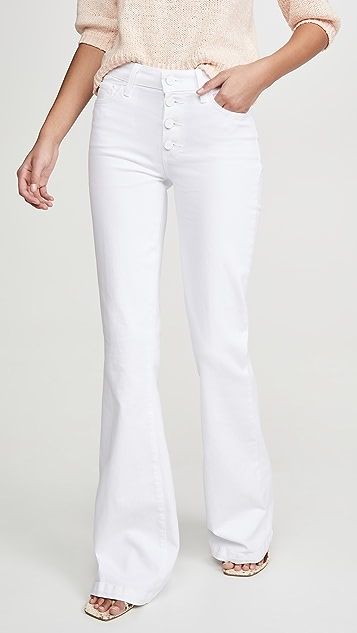 Genevieve Jeans with Exposed Button Fly | Shopbop