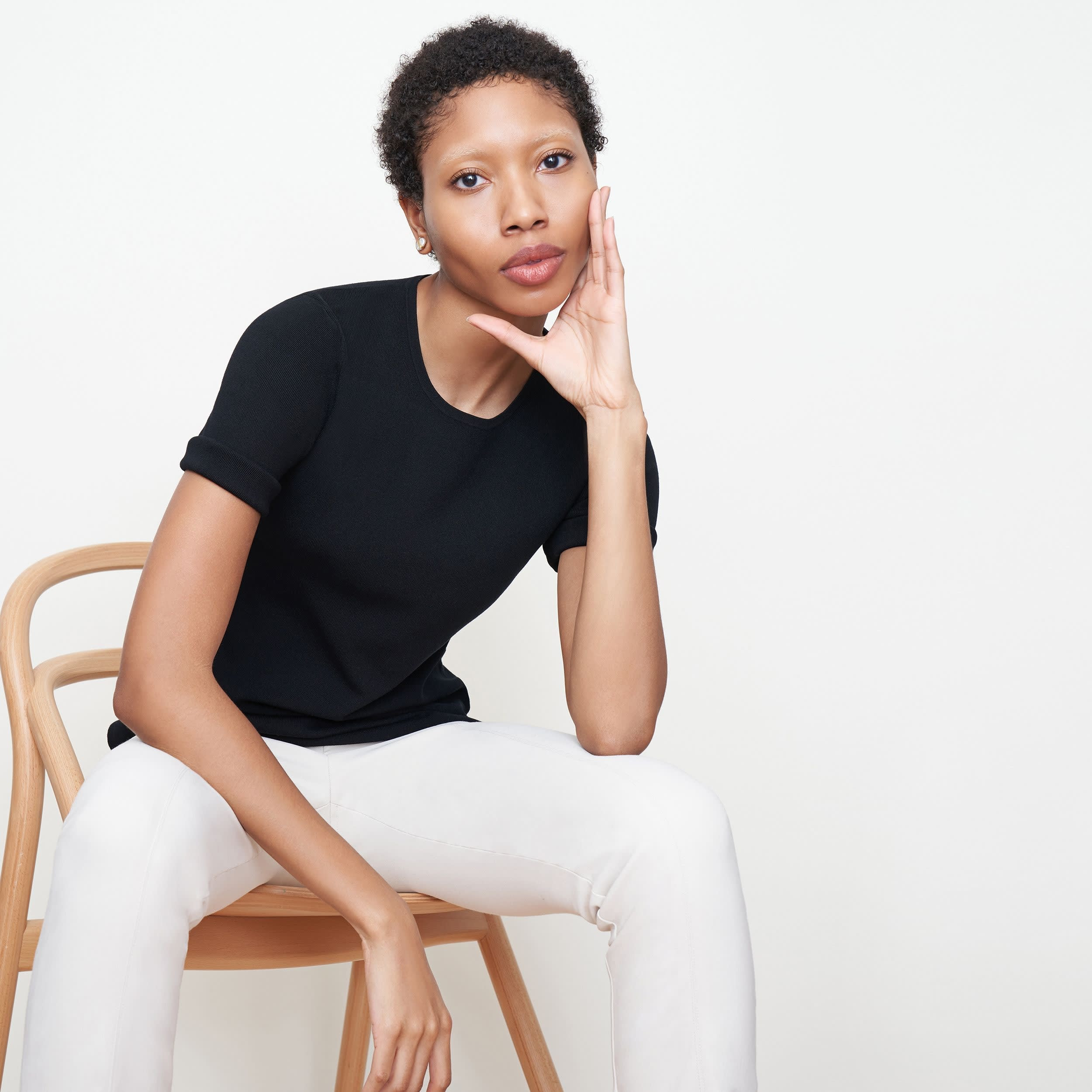 Choe Top - 365Knit :: Black | MM LaFleur