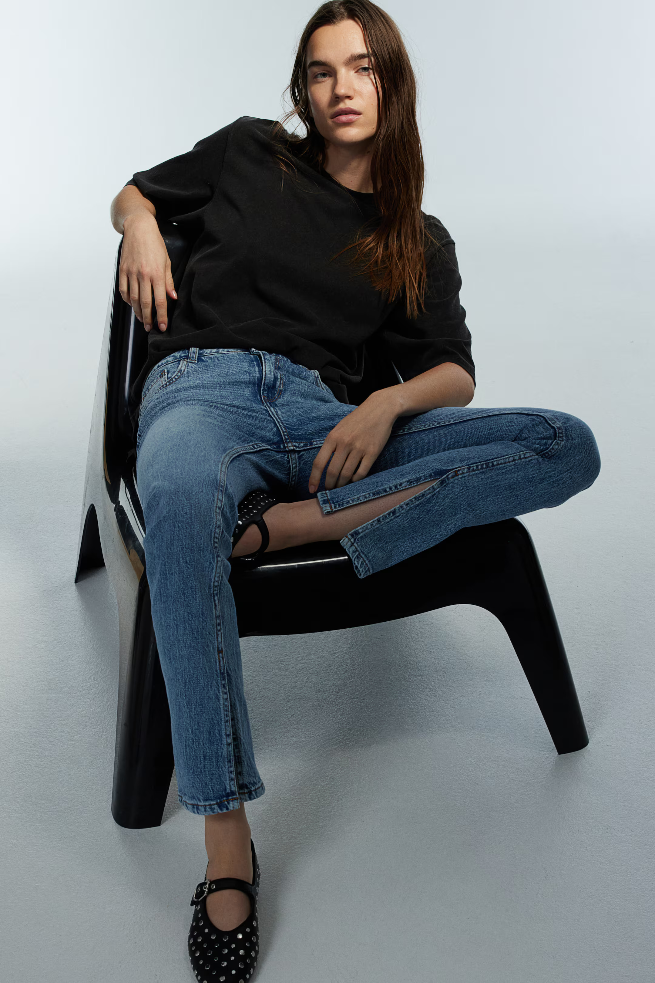 Slim Straight Regular Jeans | H&M (US + CA)