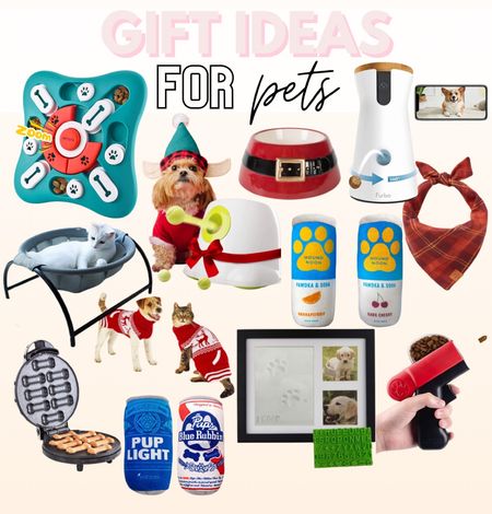 Gifts for pets, pet lovers, treat dispenser, dog toys, cat bed, dog sweater, 

#LTKfamily #LTKGiftGuide #LTKHoliday