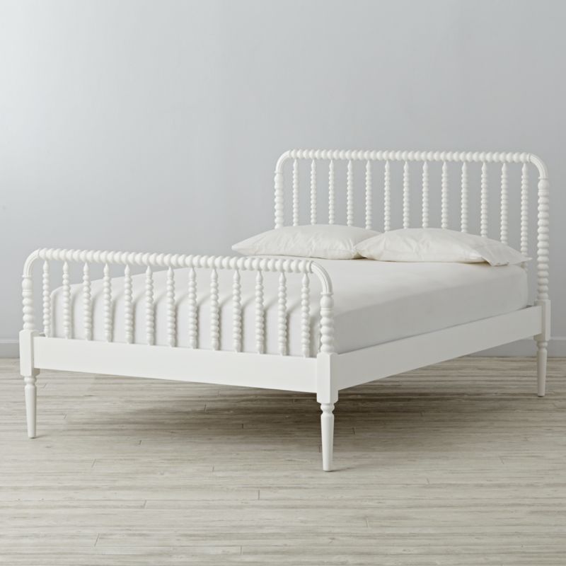 Jenny Lind White Full Bed | Crate & Barrel