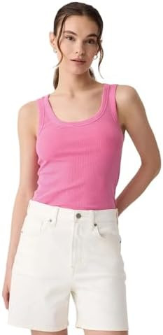 Gap Women's Ribbed Scoop Tank | Amazon (US)