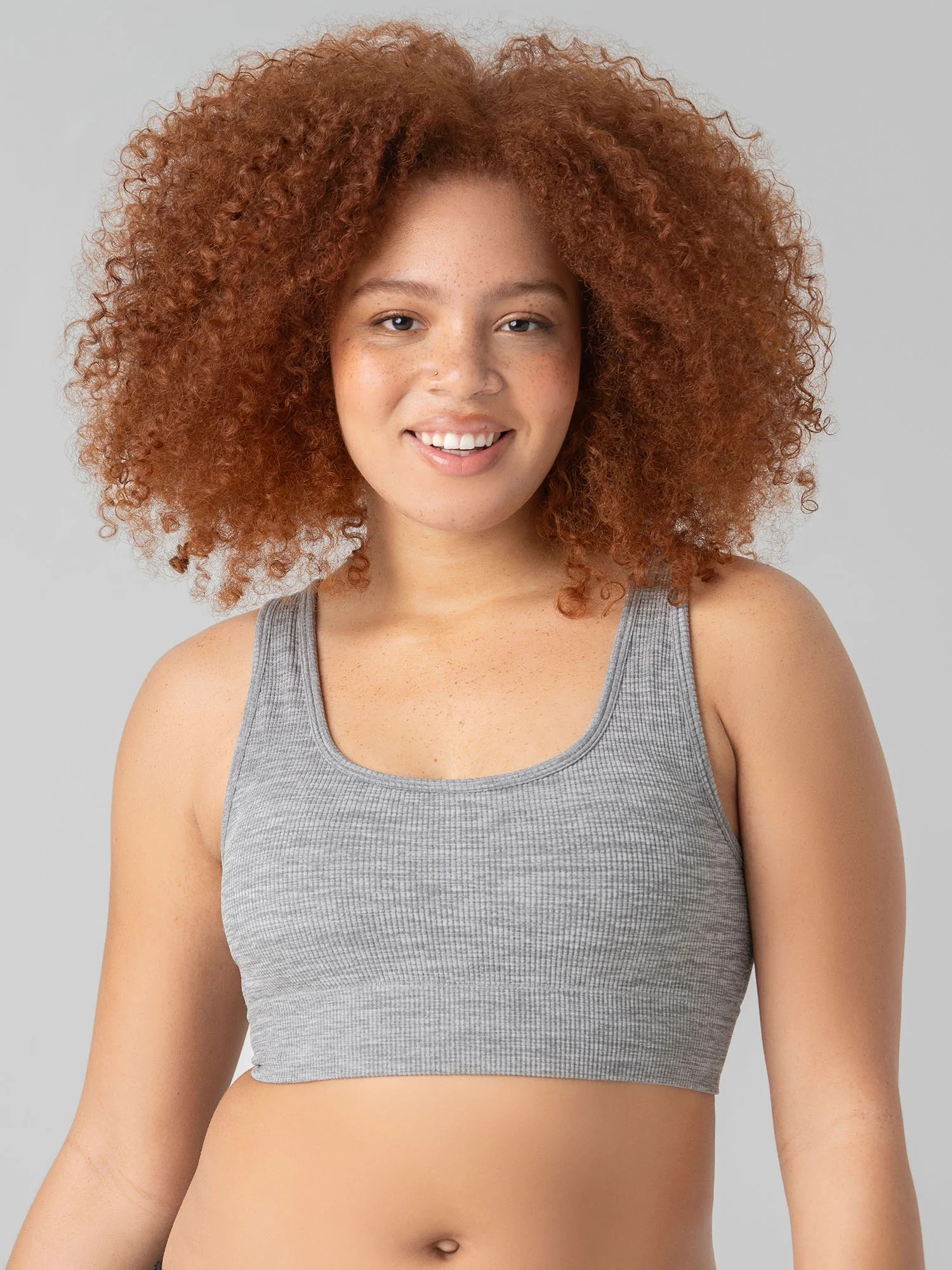 No Boundaries Double Scoop Seamless Bra, Women’s and Women’s Plus, Sizes XS- 3XL | Walmart (US)