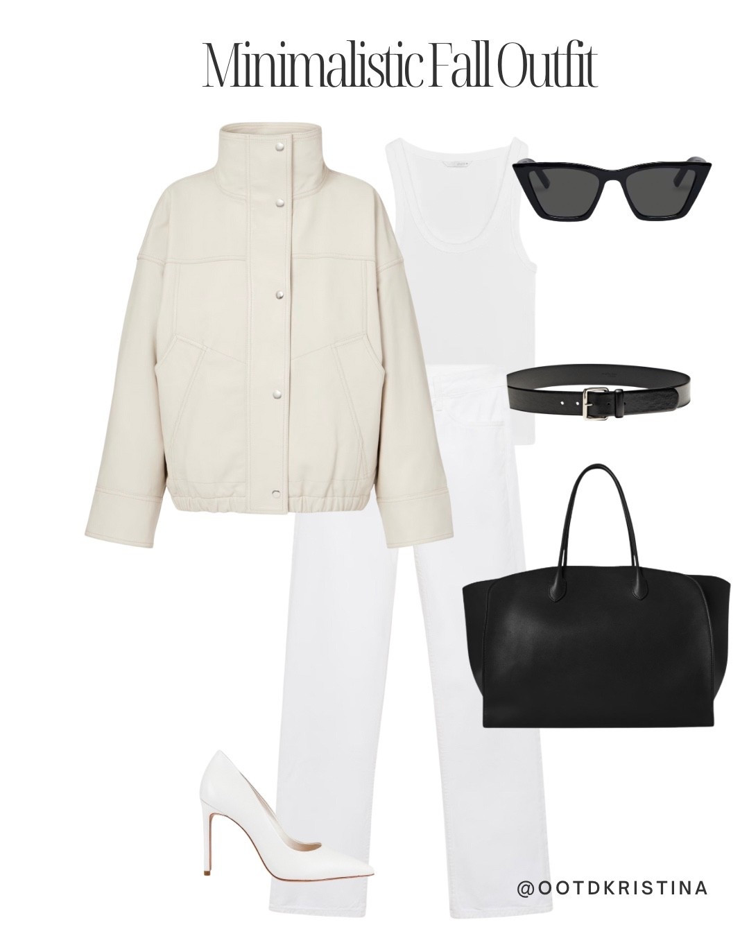 Minimalistic outfit for fall 
#falloutfit #whitejeans #straightleg #jacket 

#LTKFindsUnder100 #LTKSeasonal #LTKFindsUnder50