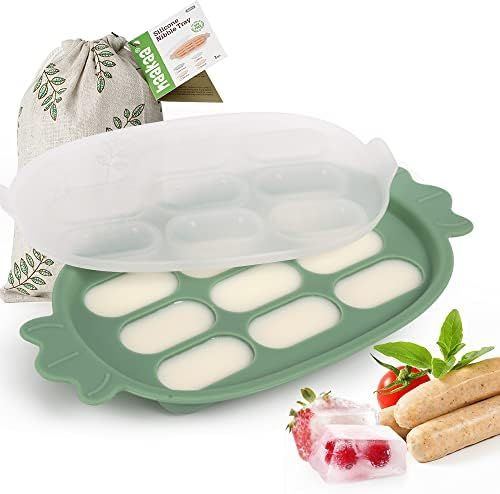 haakaa Baby Food Nibble Tray,Silicone Food Molds,Silicone Baby Food Freezer Tray,Food Storage Contai | Amazon (US)
