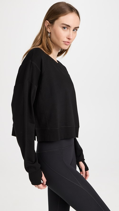 Sweaty Betty After Class Crop Sweatshirt | SHOPBOP | Shopbop