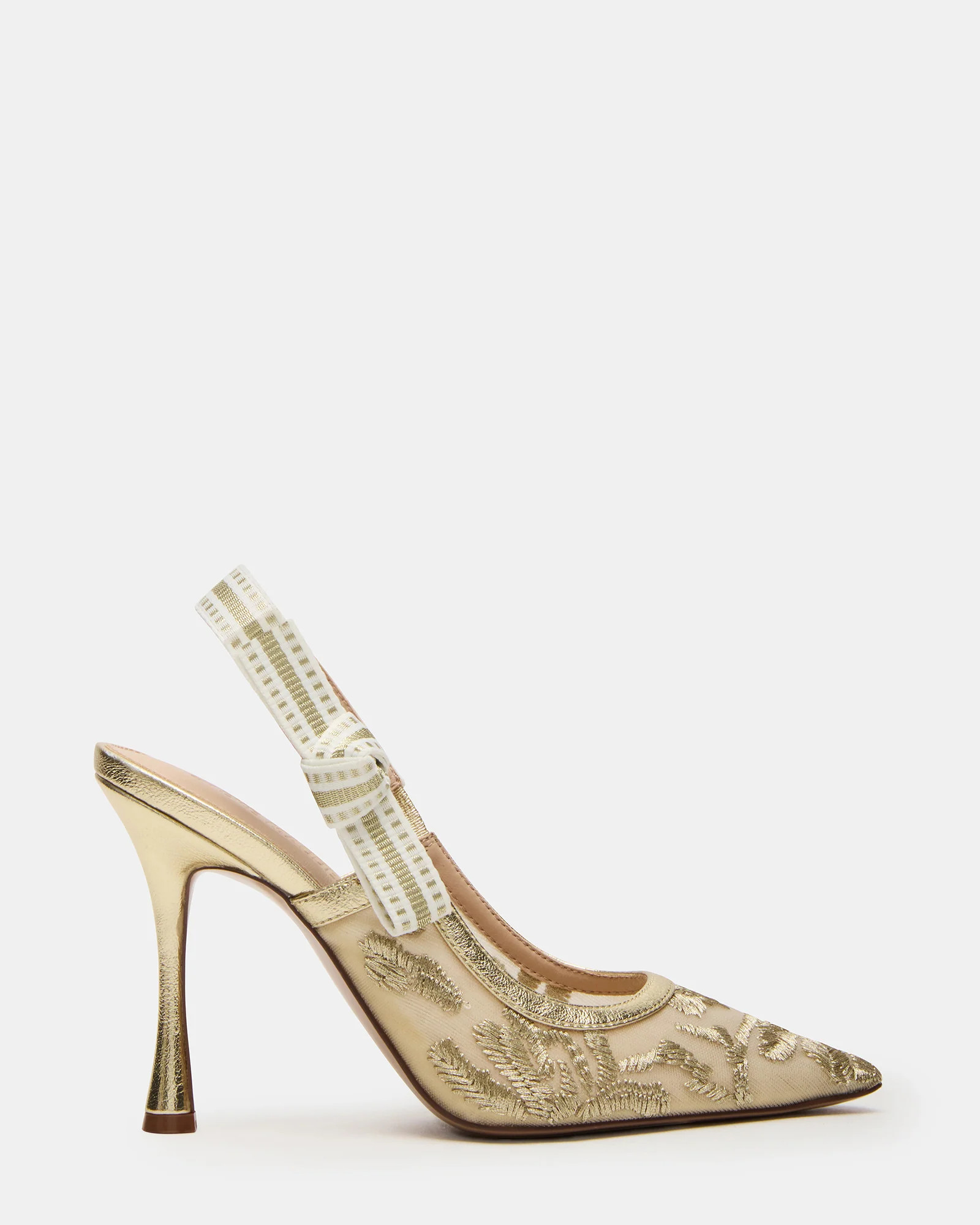 BRI Gold Multi Slingback Pump Women's Heel | Steve Madden (US)