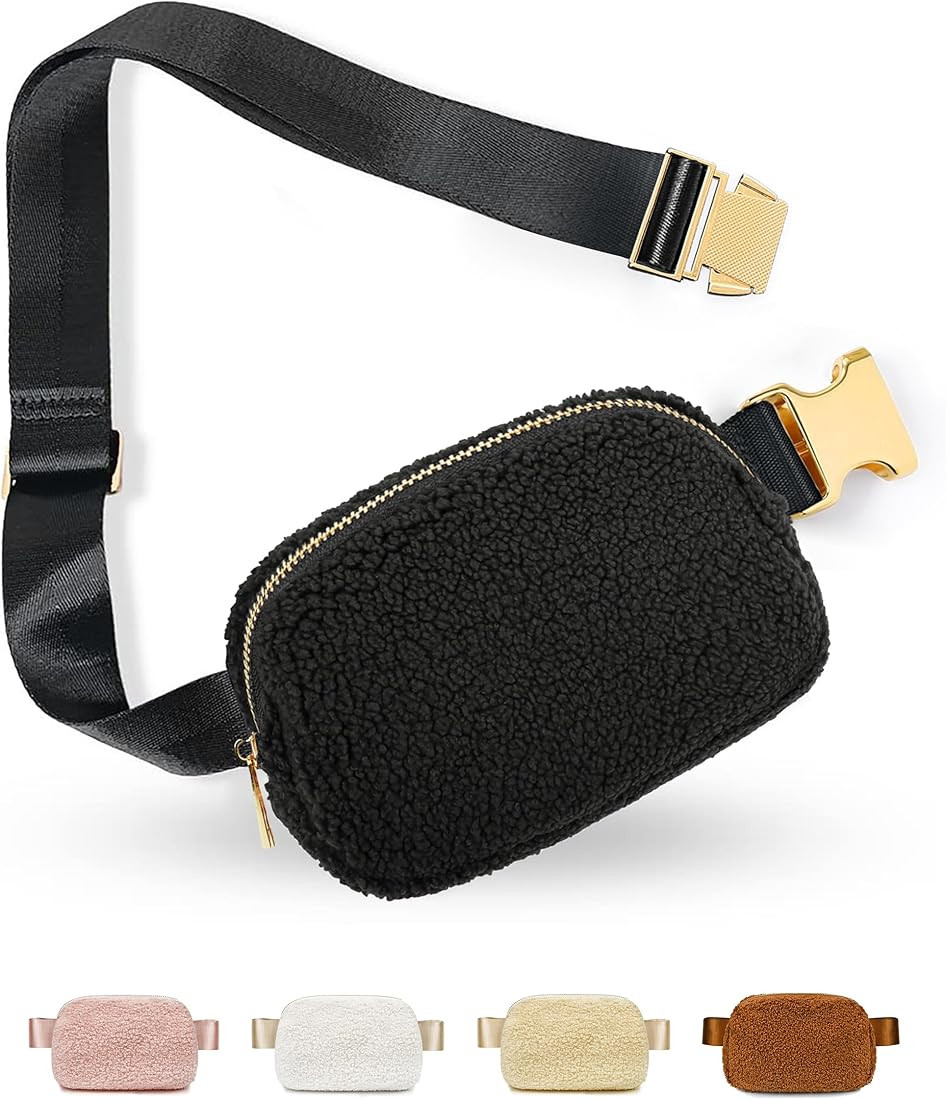 YOSHUYUKI Crossbody Bags Fanny Packs for Women Trendy Cute Small Cross Body Purse for Phone | Fleece | Amazon (US)