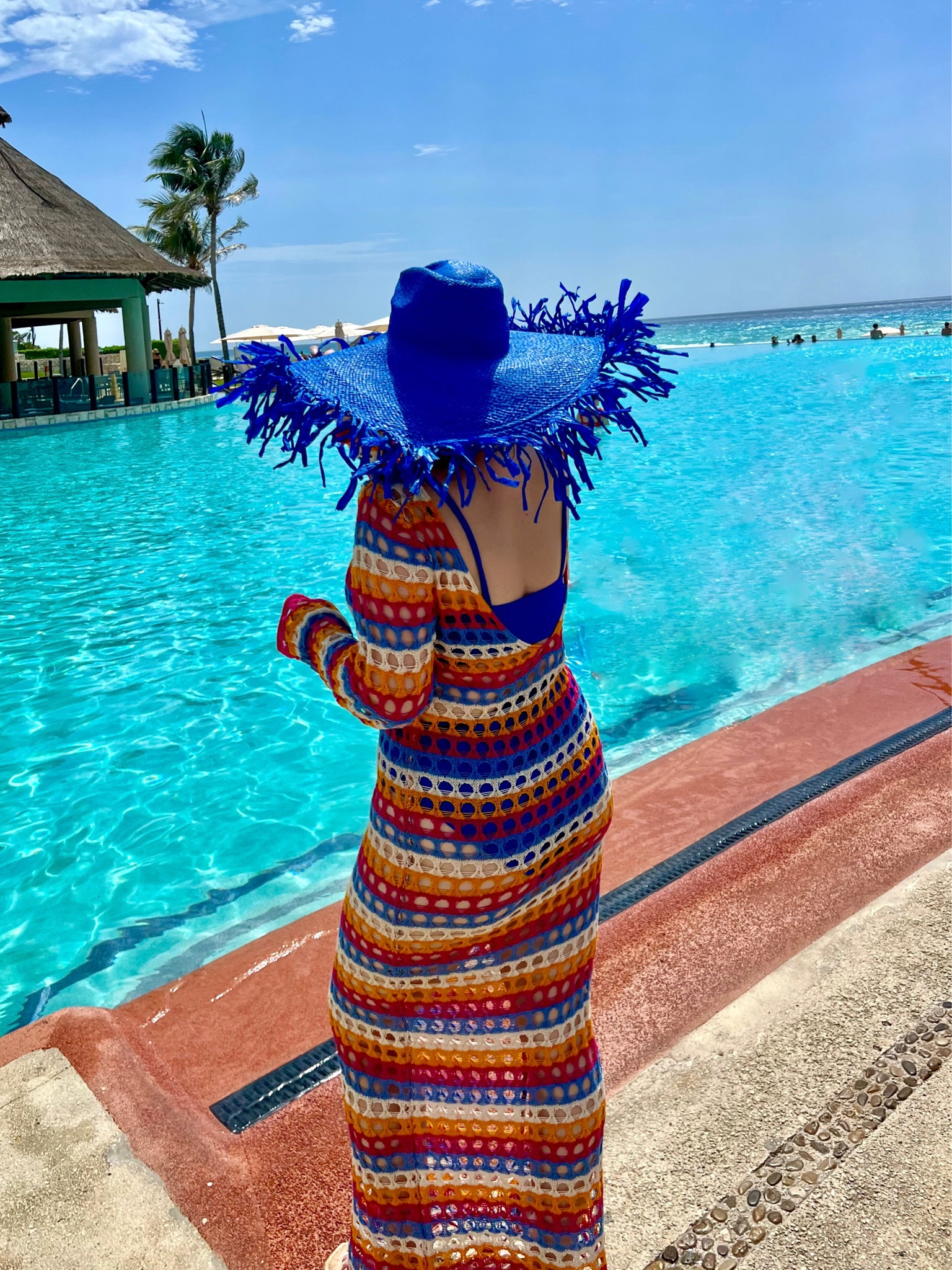 the perfect beach combo! cover up, bathing suit & hat all linked !!! 

#LTKSeasonal #LTKswim #LTKtravel