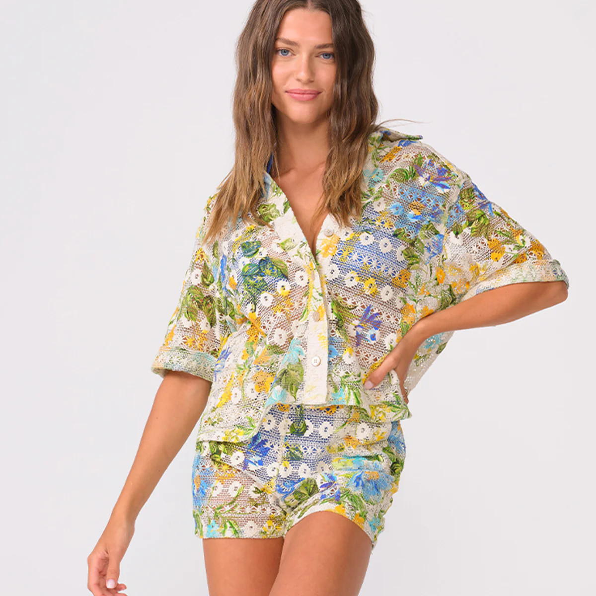 Bluebell Blake Button Top | PQ Swim | PQ Swim