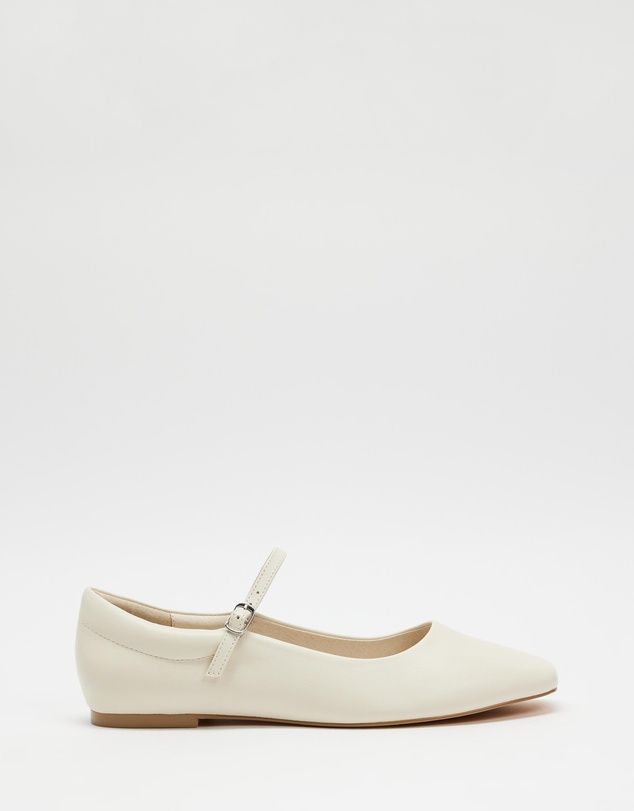 Leather Mary Jane Ballet Flats | THE ICONIC (AU & NZ)