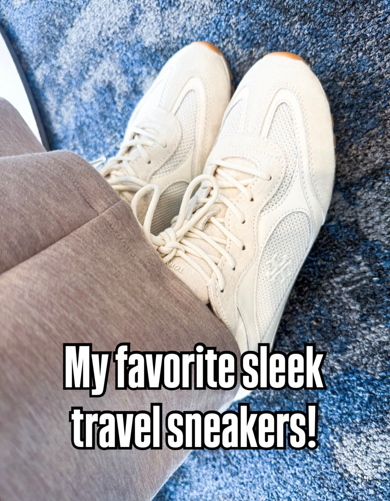 The best sleek travel sneakers!! Tory Burch field sneakers - I sized up to a 7 in these and am usually a 6.5. I have worn these for travel and also lots of walking in New York City and they are very comfortable. Suede sneakers. Elevated casual outfits. Europe outfits. Travel outfits.

#LTKootd #LTKTravel #LTKgrwm
