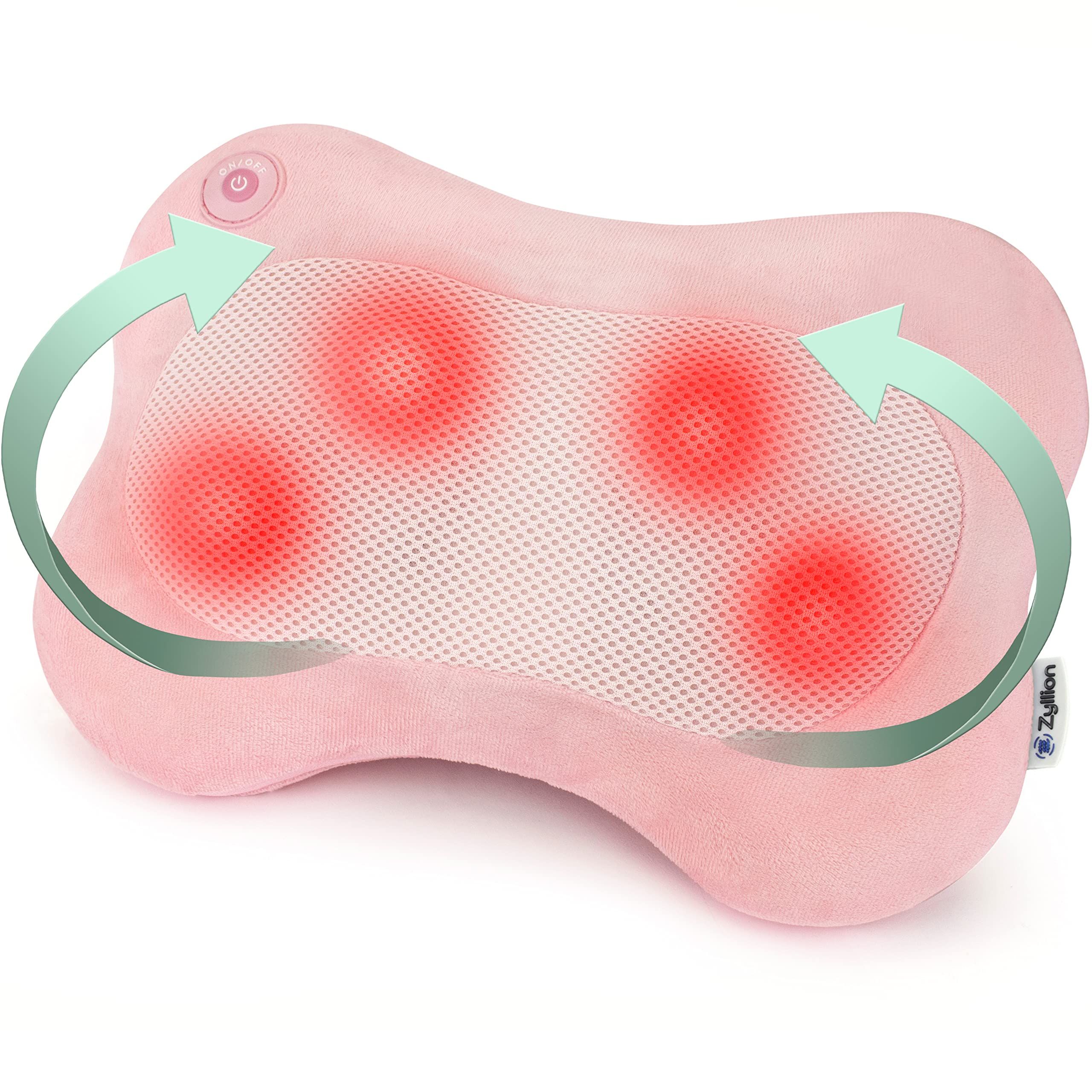 Zyllion Shiatsu Back and Neck Massager - Premium Spa-Like 3D Kneading Deep Tissue Massage Pillow ... | Amazon (US)
