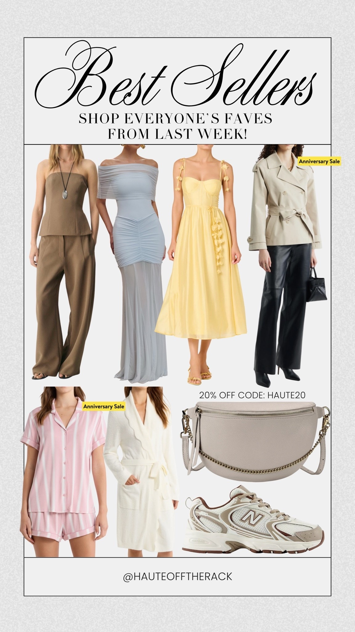 All of your recent favorites!
Don’t wait to get your hands on the Nordstrom sale these items are selling out fast and ends August 9th

+ take 20% off my beck sling bag on Gigi New York with code HAUTE20
Also available on Nordstrom!

#weddingguestdress #workwear #nordstrom #nordstromsale #giginewyork #loungewear #handbag #bewbalance #sneakers

#LTKSaleAlert #LTKSeasonal #LTKActive