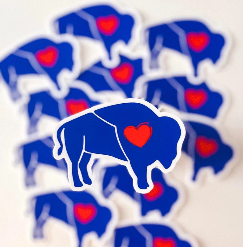 Buffalove STICKER Buffalo Sticker Waterproof Sticker - Etsy | Etsy (US)