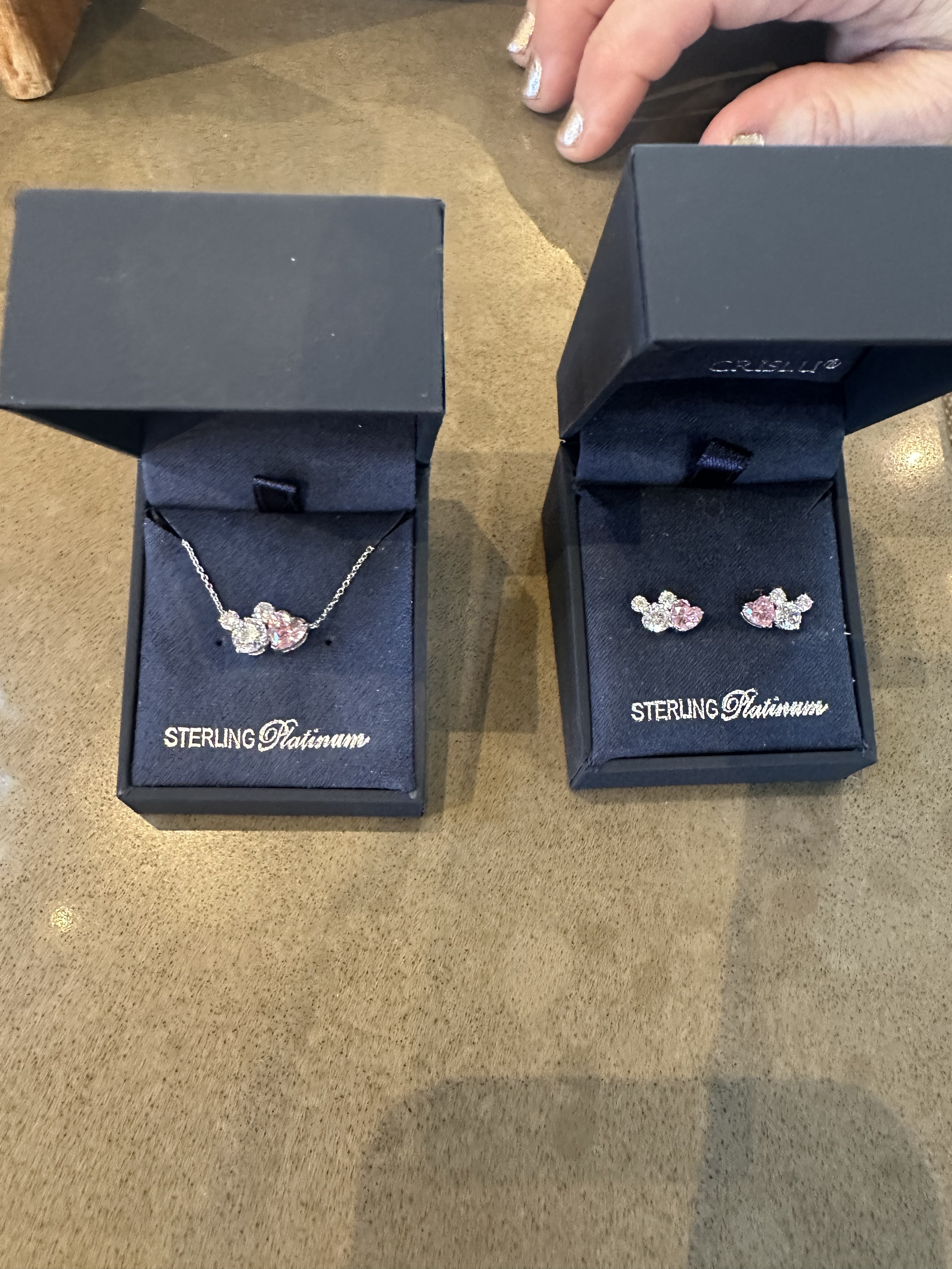 Disney magic, but make it chic! Obsessed with this silver Mickey head and pink heart matching set — the perfect touch of sparkle for the parks or everyday magic. 

#LTKWatchNow #LTKGiftGuide #LTKBeauty