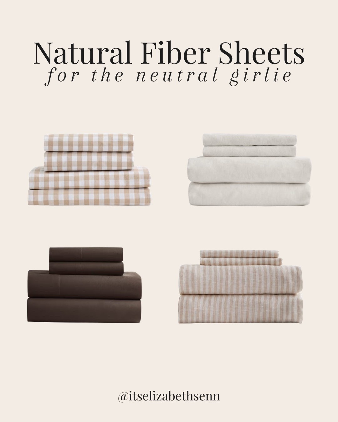 For the neutral girlies who want their bed to feel extra cozy (but make it low tox) 🤍 these natural fiber sheet sets from @Quince are soft, breathable, and so pretty! 

// quince bedding // natural fiber sheets // linen sheets // organic cotton sheets // neutral bedding finds // breathable sheets // cozy bedroom aesthetic // luxury bedding for less // neutral home finds // organic bedding // bedding refresh // bedroom refresh // cozy home essentials // lowtox living //

#LTKHome